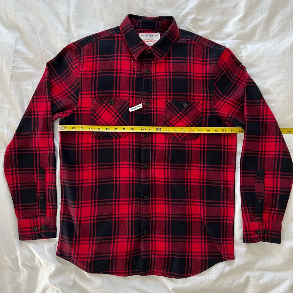 Urban Pipeline, Red & Black Plaid Men’s Medium, Awesomely Soft!